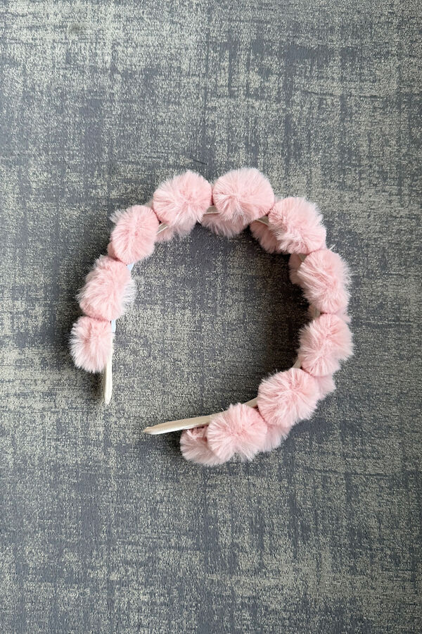 Jamiks pink faux fur headband