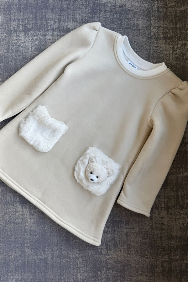 Jamiks cream bear dress