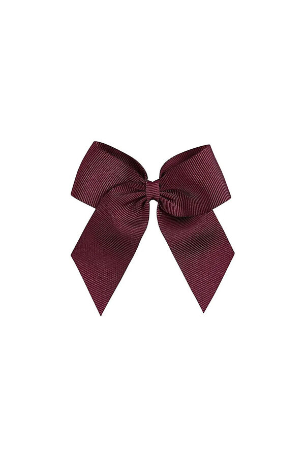 Condor burgundy hair bow