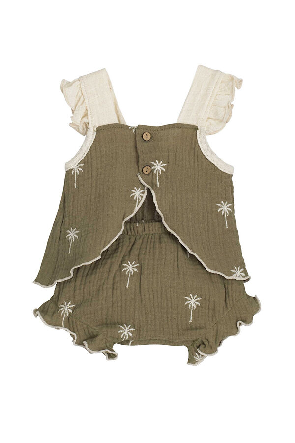 Calamaro palm tree print jam pant set