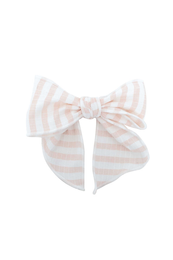 Calamaro pink stripe hair clip