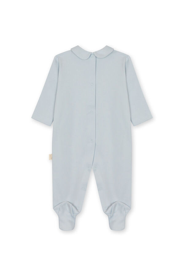 Baby Gi blue hot air balloon babygrow