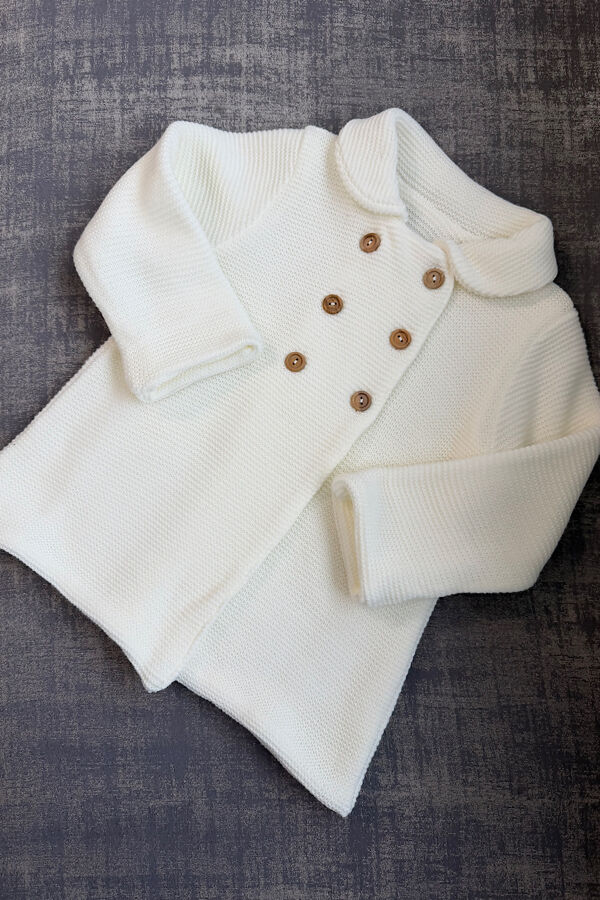Juliana cream knitted coat