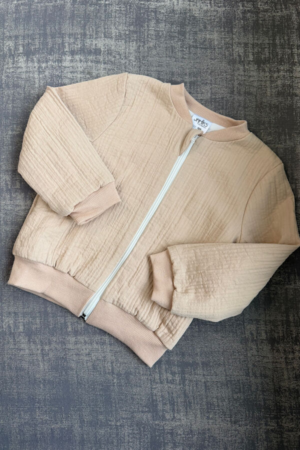 Jamiks peach bunny jacket