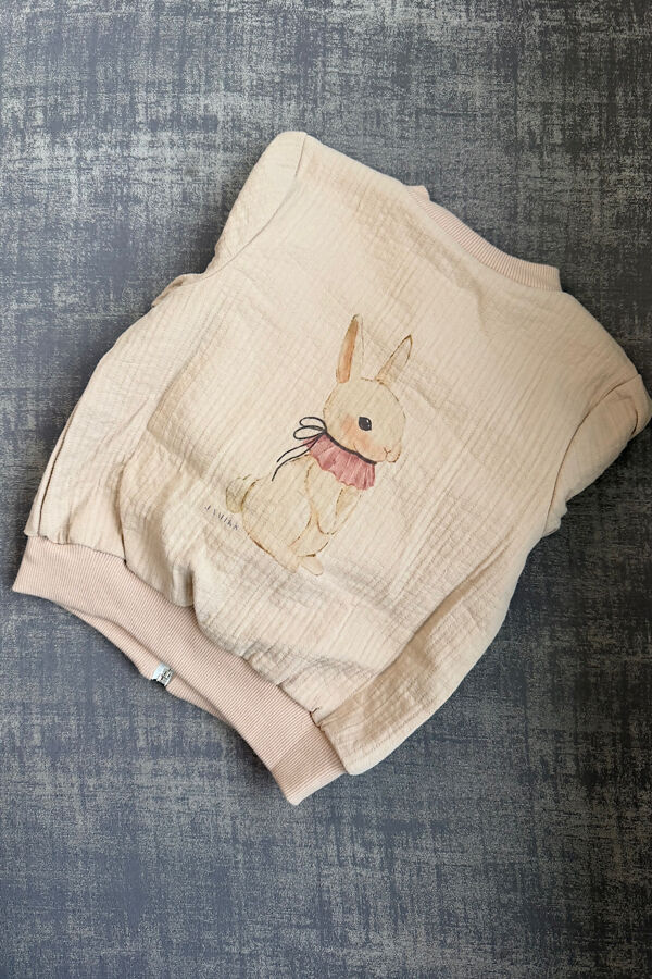 Jamiks peach bunny jacket