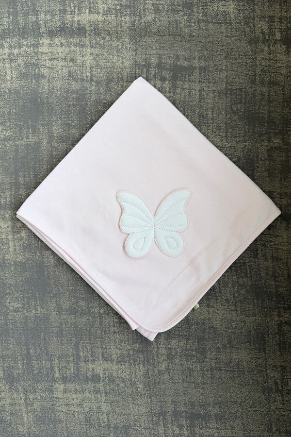 Baby Gi pink butterfly muslin