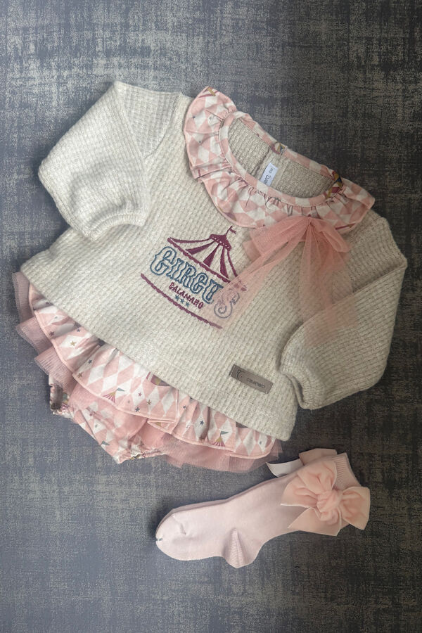 Calamaro pink circus jam pants set