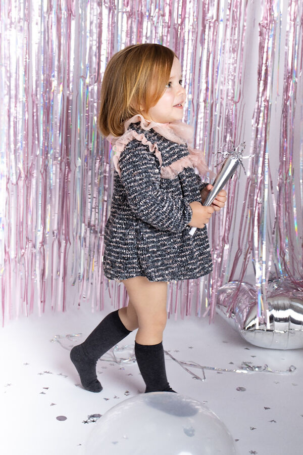 Calamaro grey tweed jam pants set